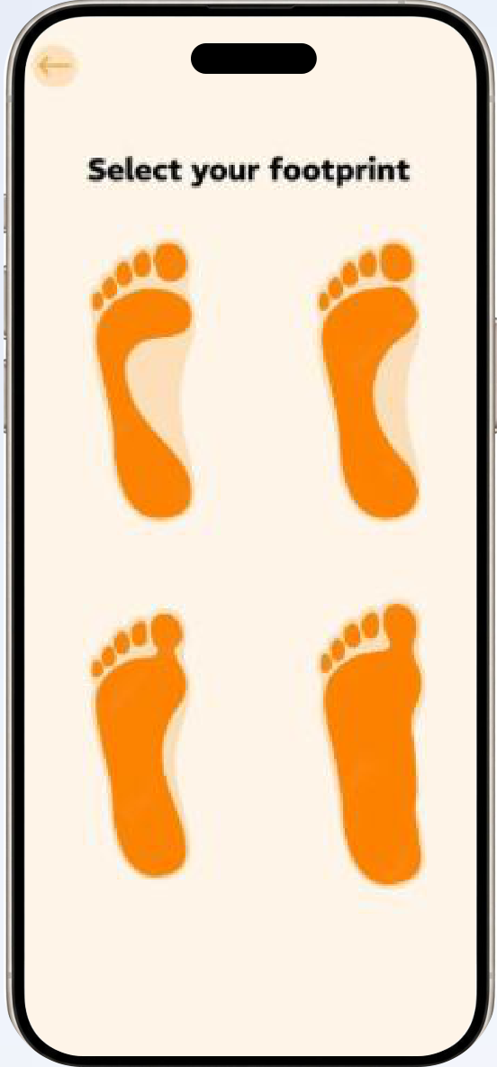 BMIF footprint selection screen