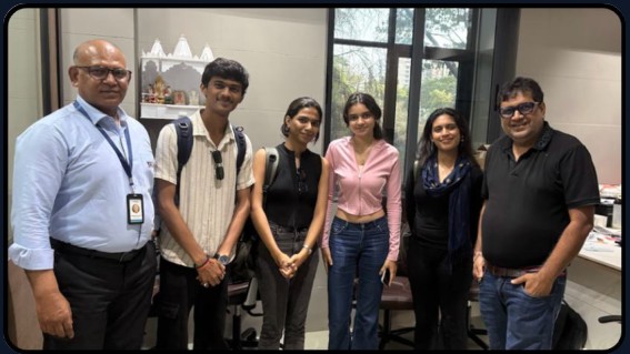 Research team on site at an eyewear retail location