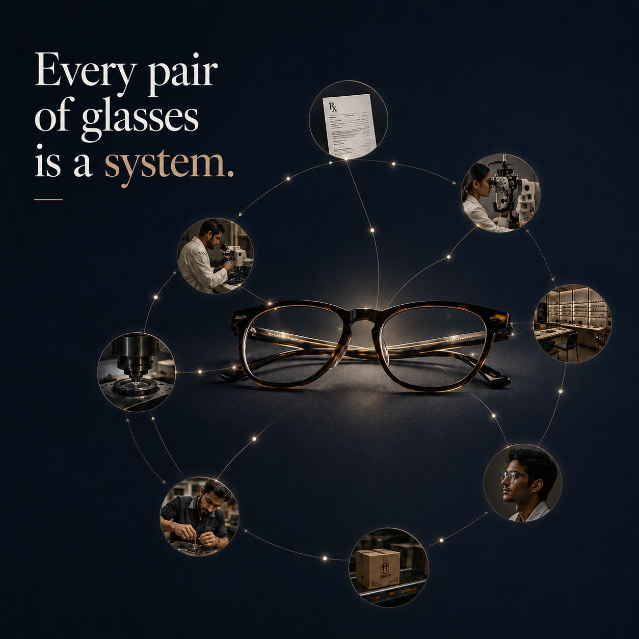 Systems thinking for eyewear