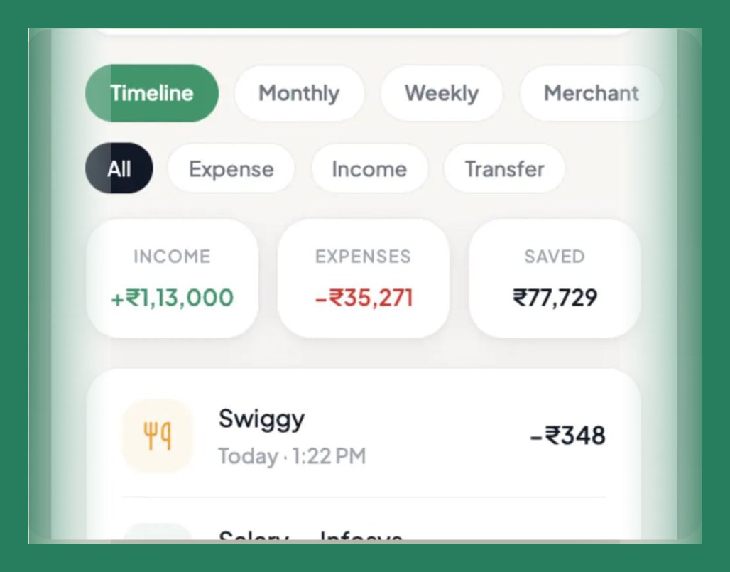 WalletEase transaction filters detail